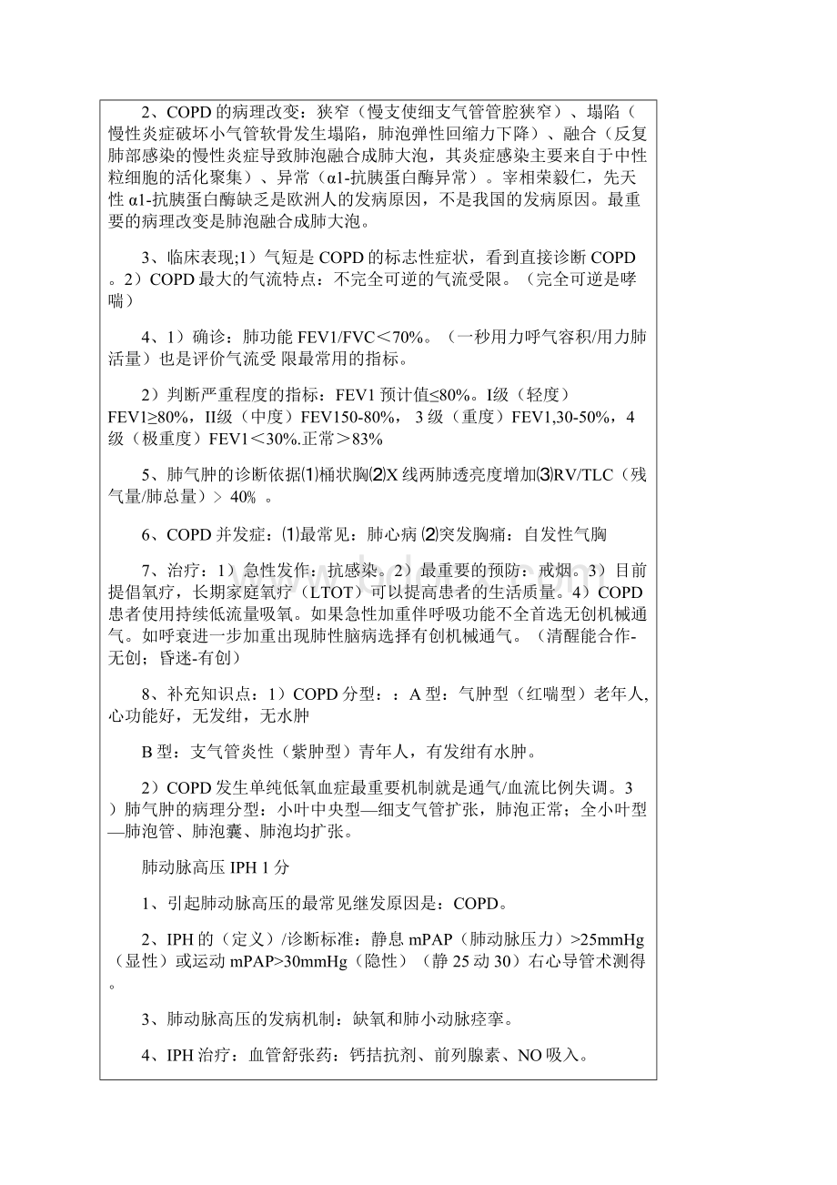 西医综合考研复习呼吸系统核心考点Word文档格式.docx_第2页