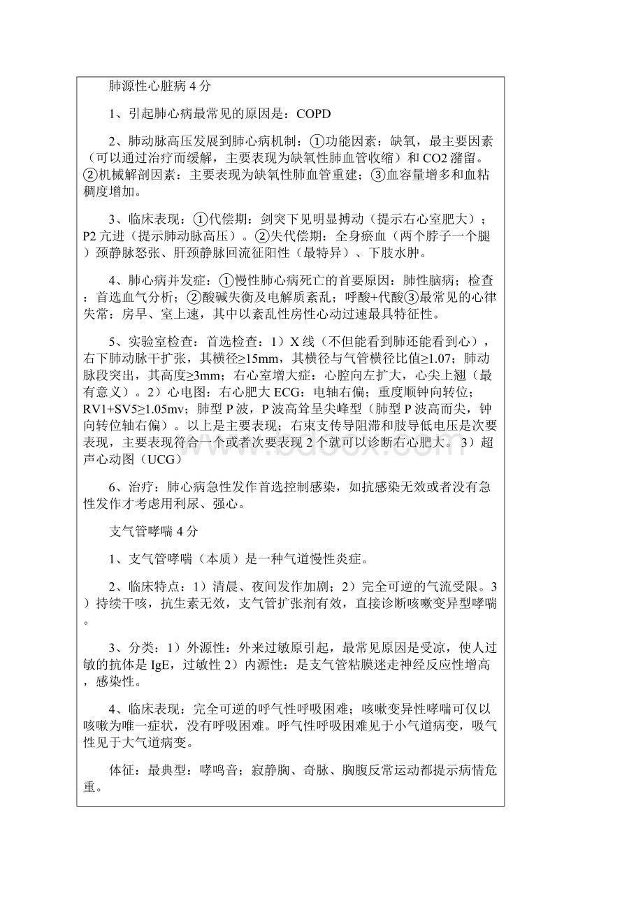 西医综合考研复习呼吸系统核心考点Word文档格式.docx_第3页