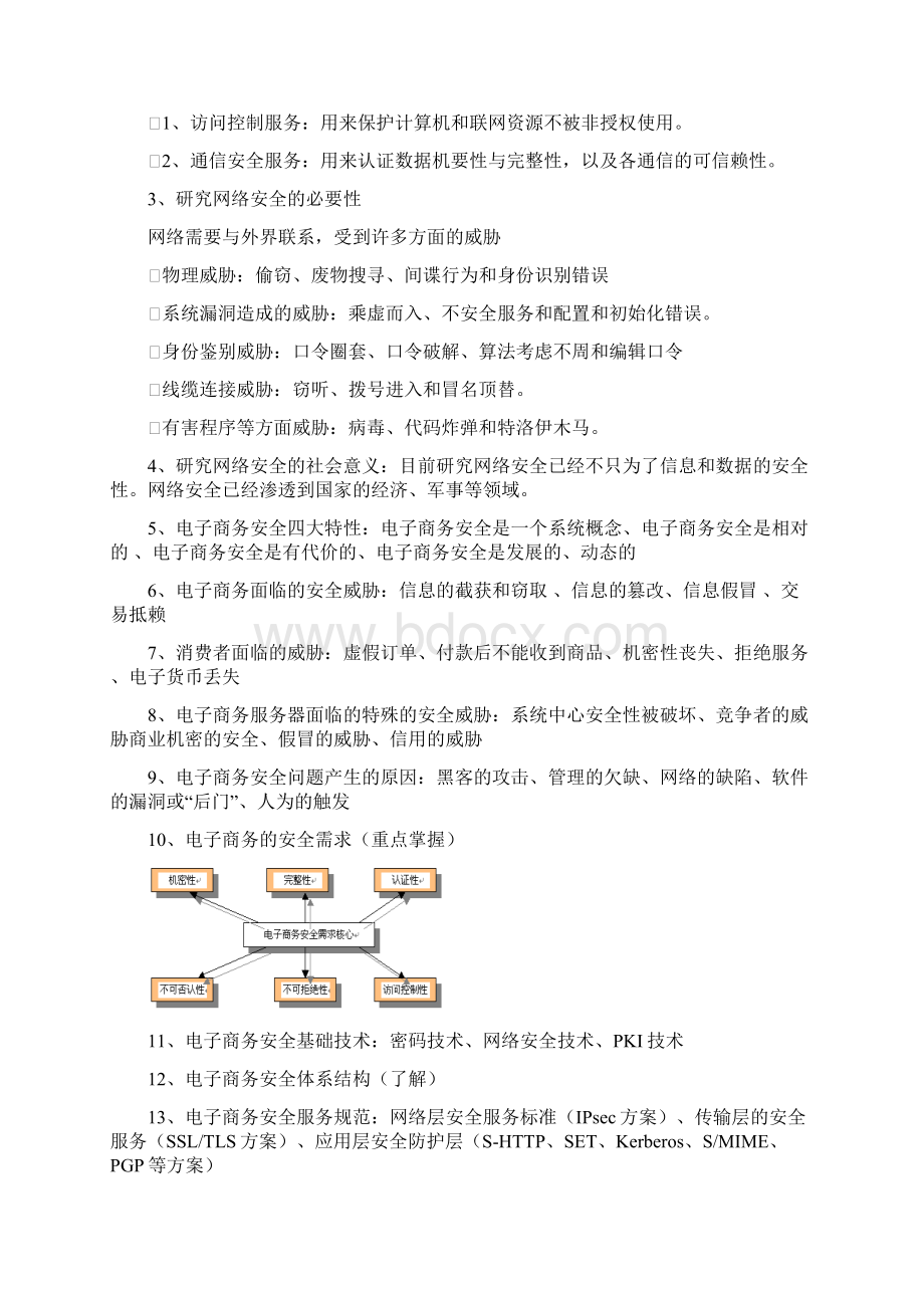 电子商务安全笔记整理Word文件下载.docx_第2页