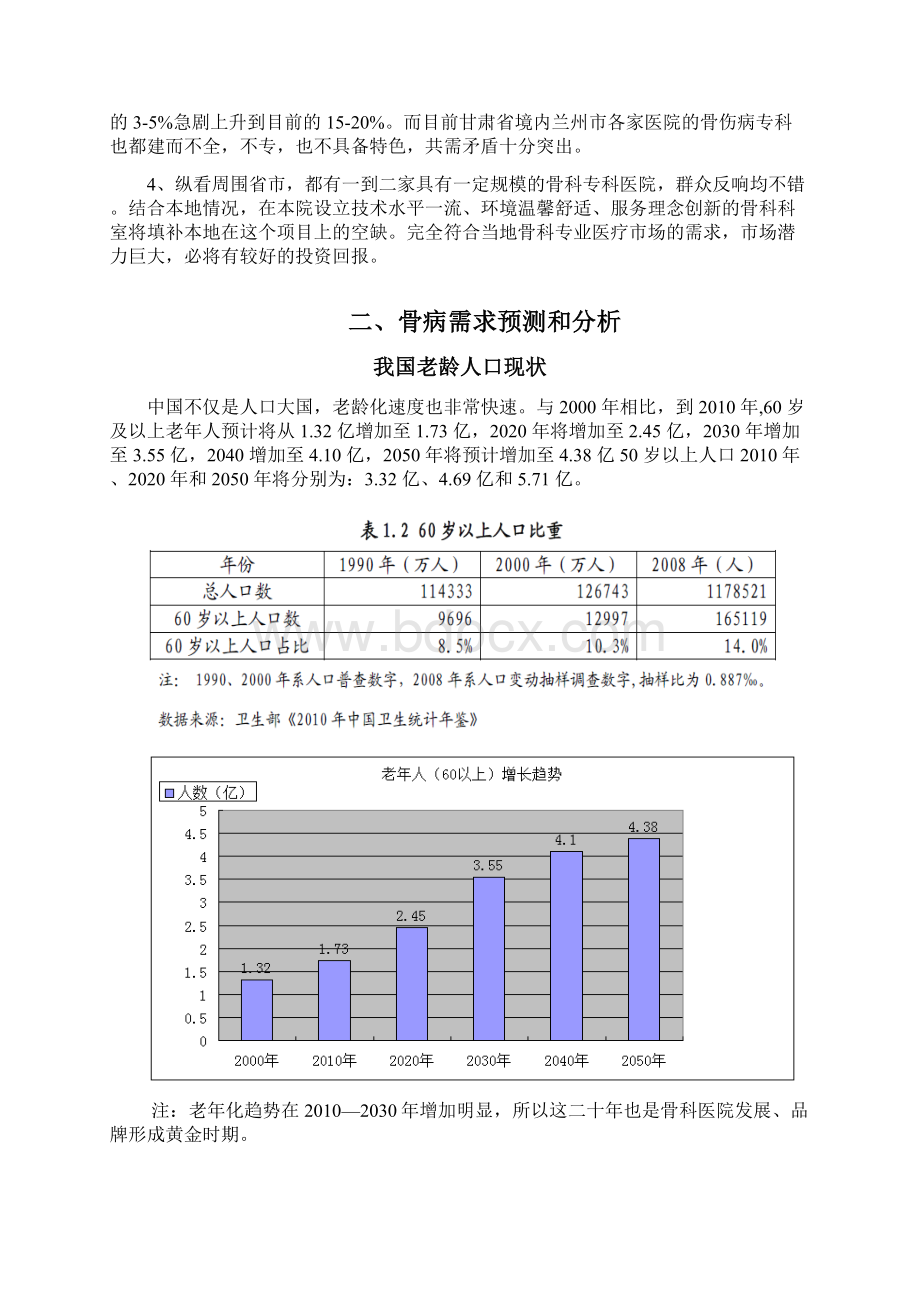 颈肩腰腿疼科室市场分析报告Word格式.docx_第3页