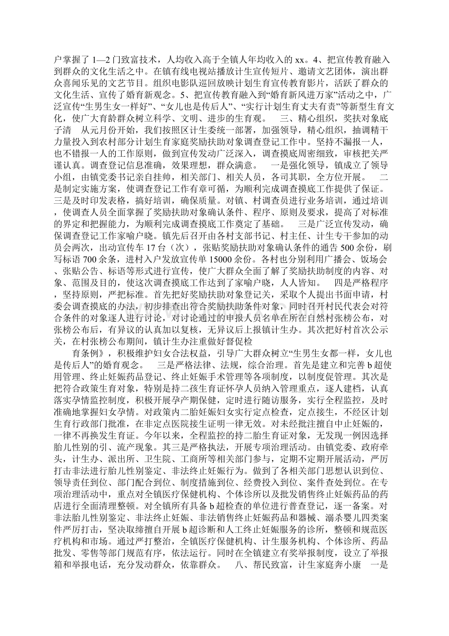 乡镇XX年计划生育总结.docx_第2页