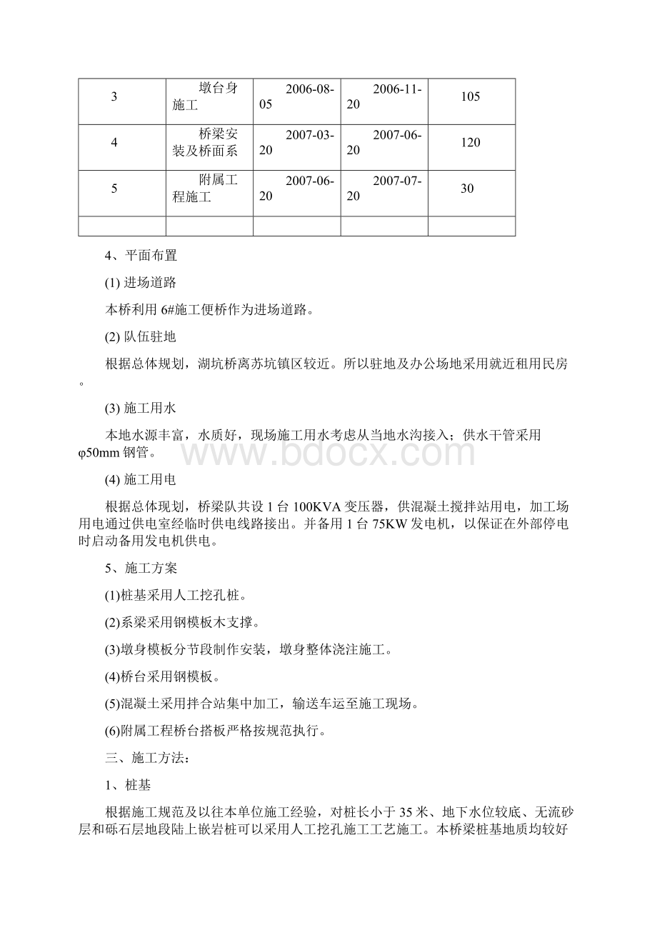 湖坑大桥开工报告单位Word文档格式.docx_第3页