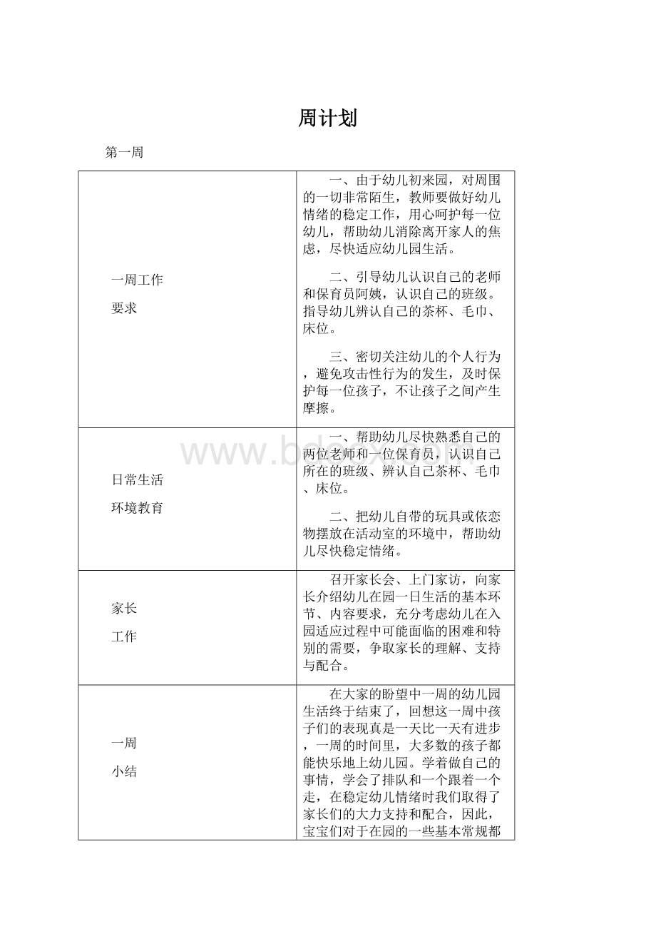 周计划Word文档下载推荐.docx_第1页