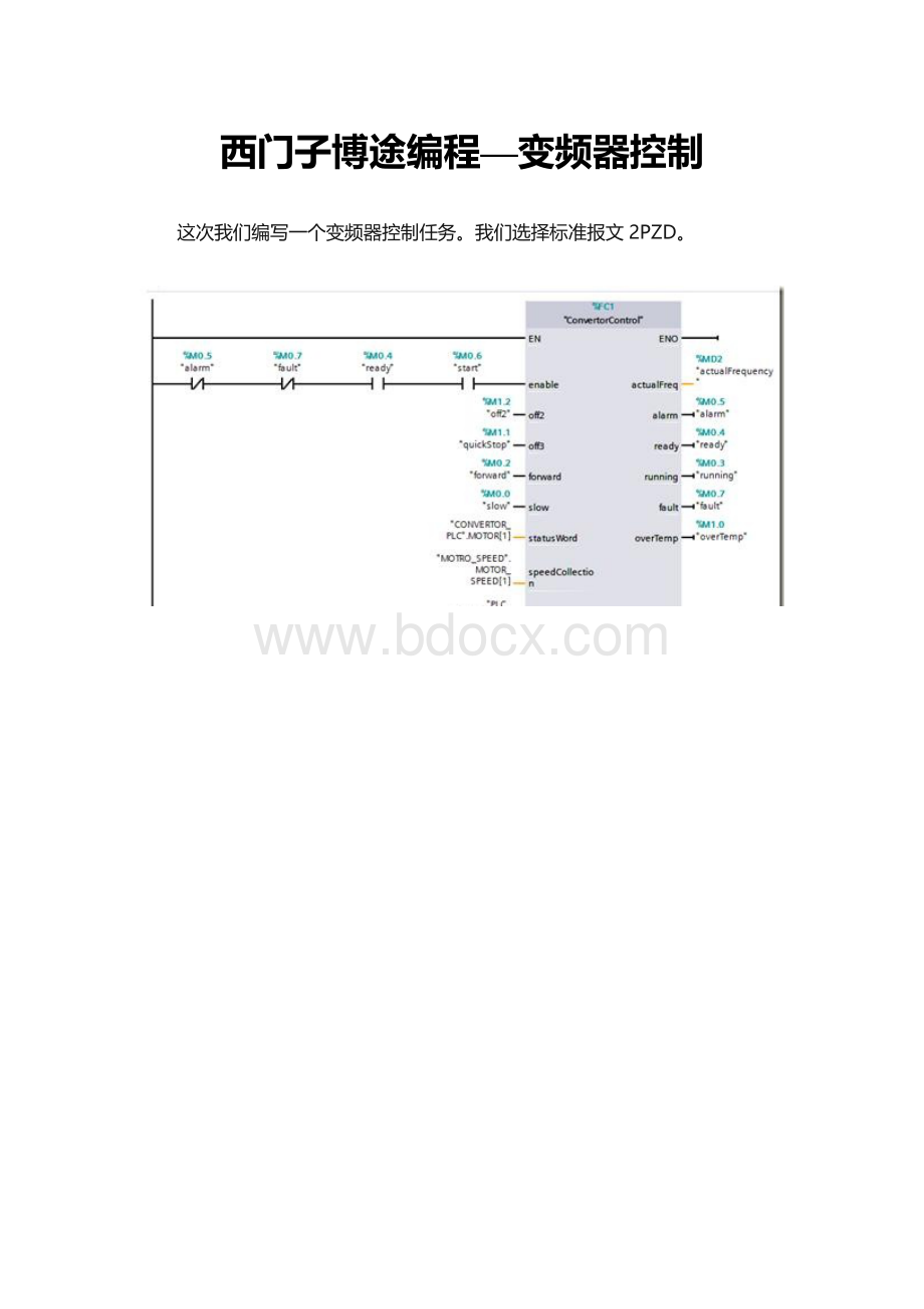 西门子博途编程—变频器控制.docx