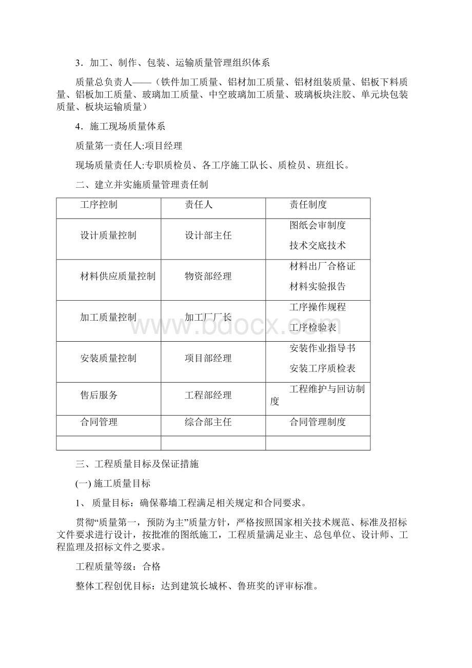 幕墙工程质量管理方案.docx_第2页