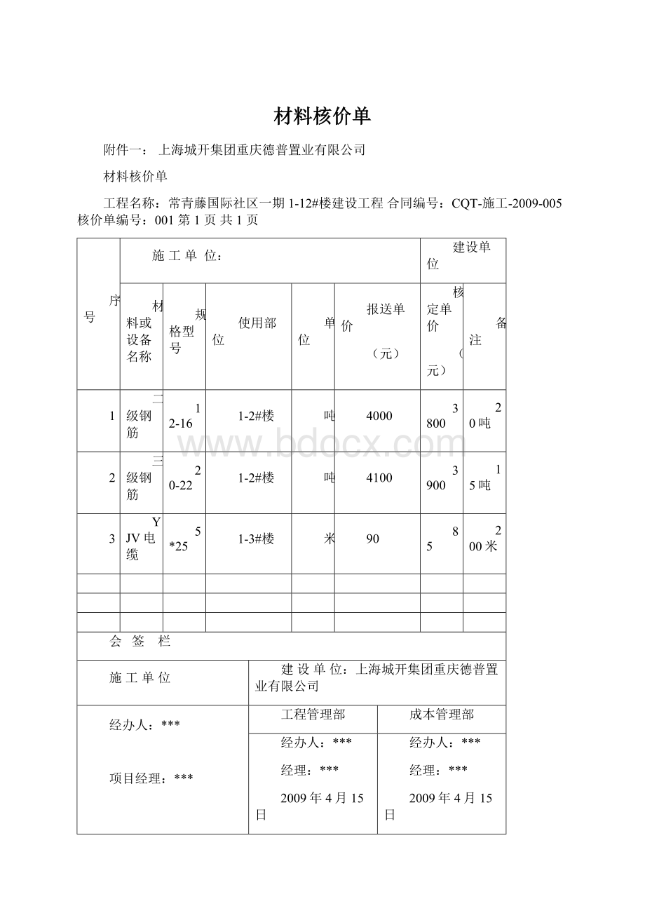 材料核价单.docx