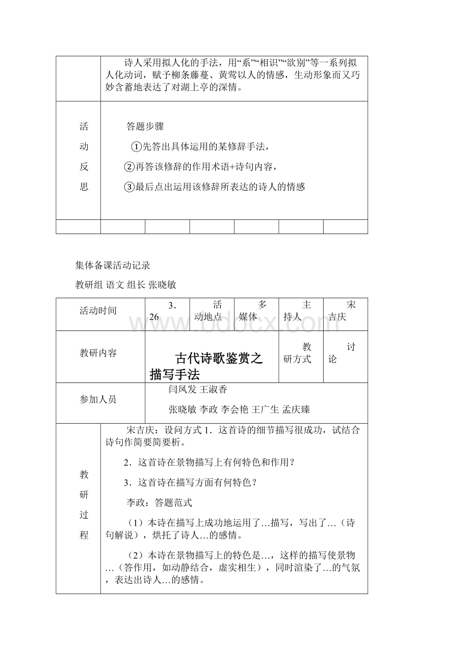 语文集体备课活动记录.docx_第2页