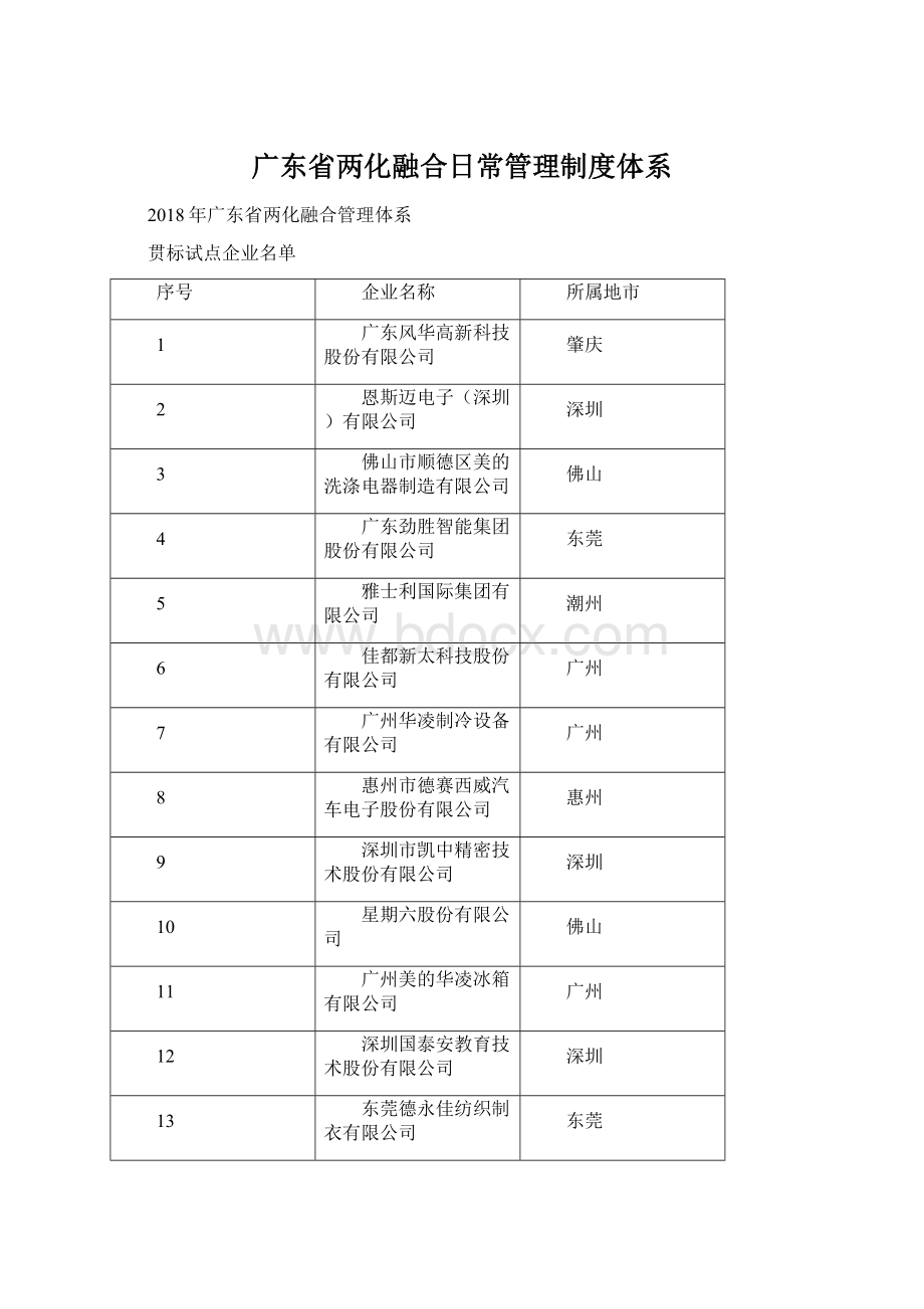 广东省两化融合日常管理制度体系.docx_第1页