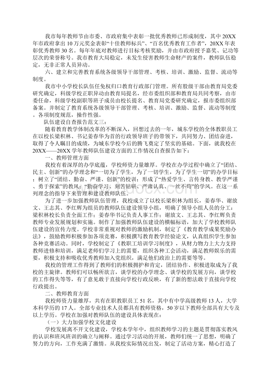 队伍建设自查报告Word文件下载.docx_第3页