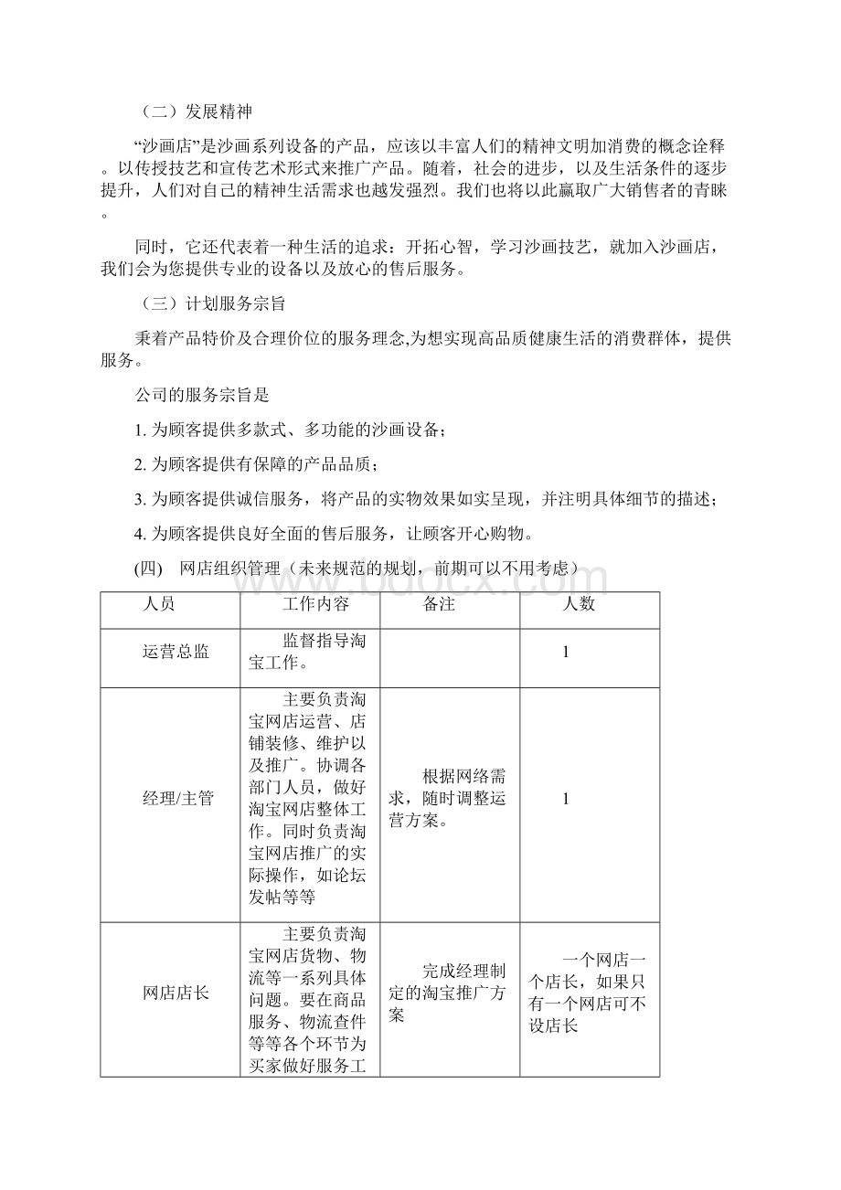 推荐精品最新淘宝网店创业商业计划书电子商务细分市场下的攻略.docx_第3页