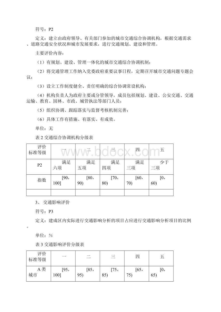 《城市道路交通管理评价指标体系版和《城市道路交通管理评价指标体系说明版》.docx_第2页