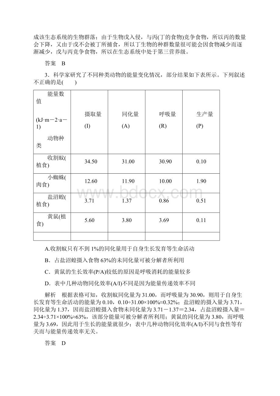 高三生物一轮复习题组层级快练 作业38.docx_第2页