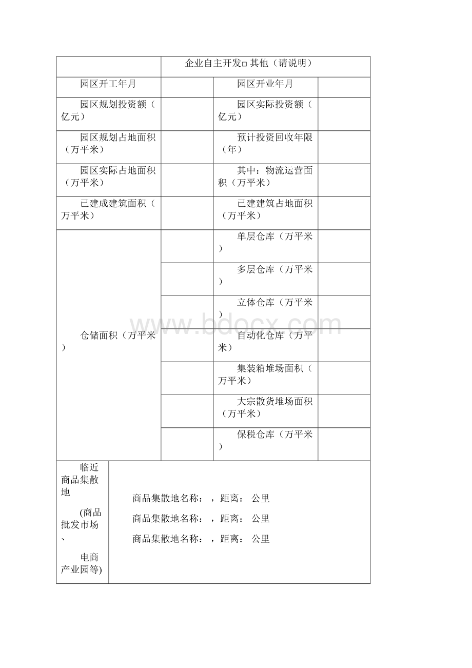 示范物流园区申报书山东发展和改革委员会.docx_第3页