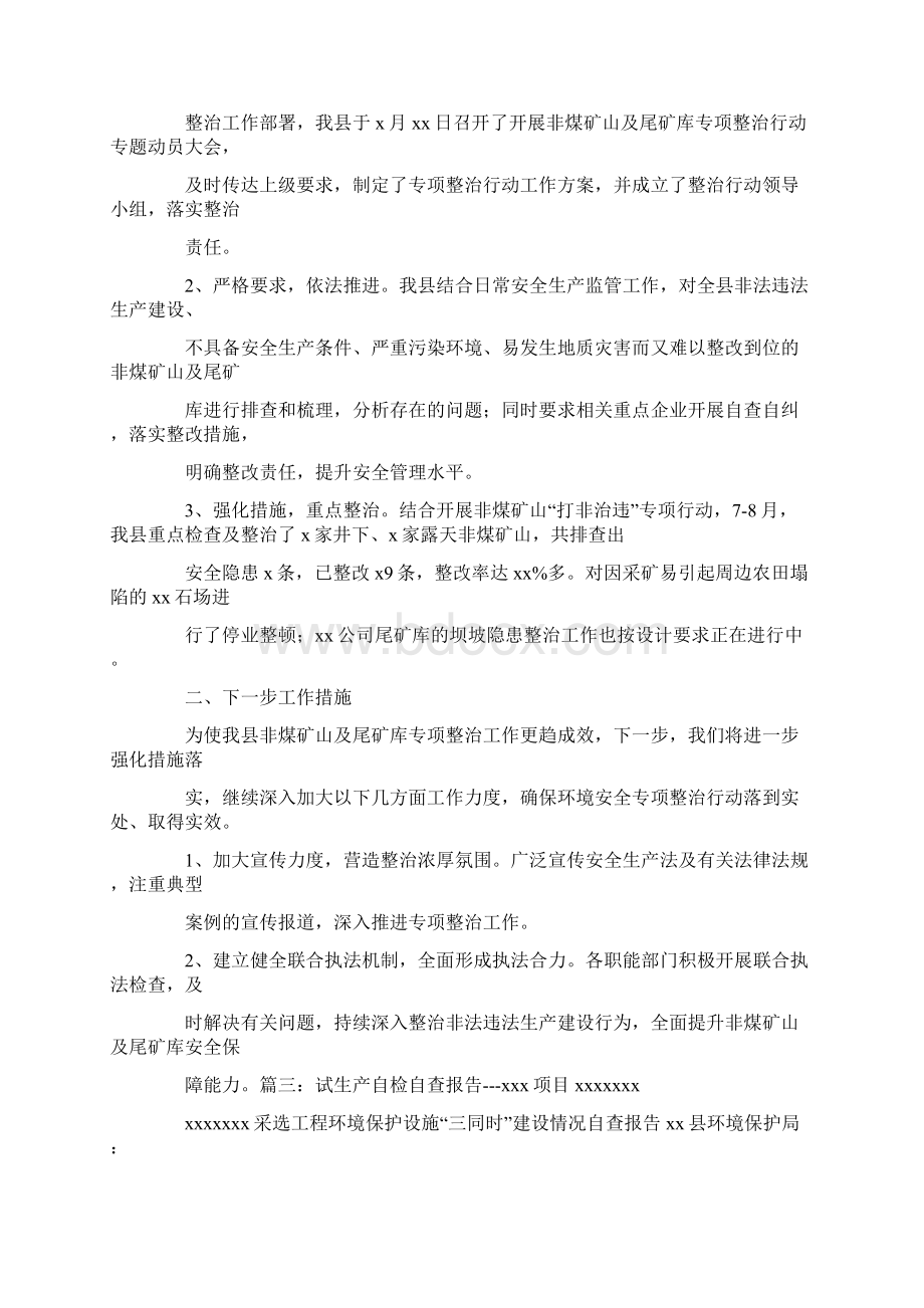 尾矿库自查报告.docx_第3页