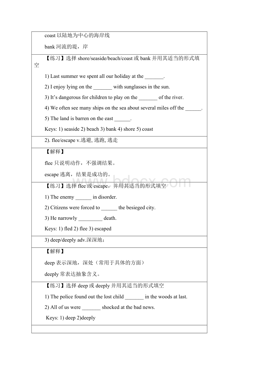 精品新人教版选修七高中英语unit 3under the sea优质课教案Word格式.docx_第3页