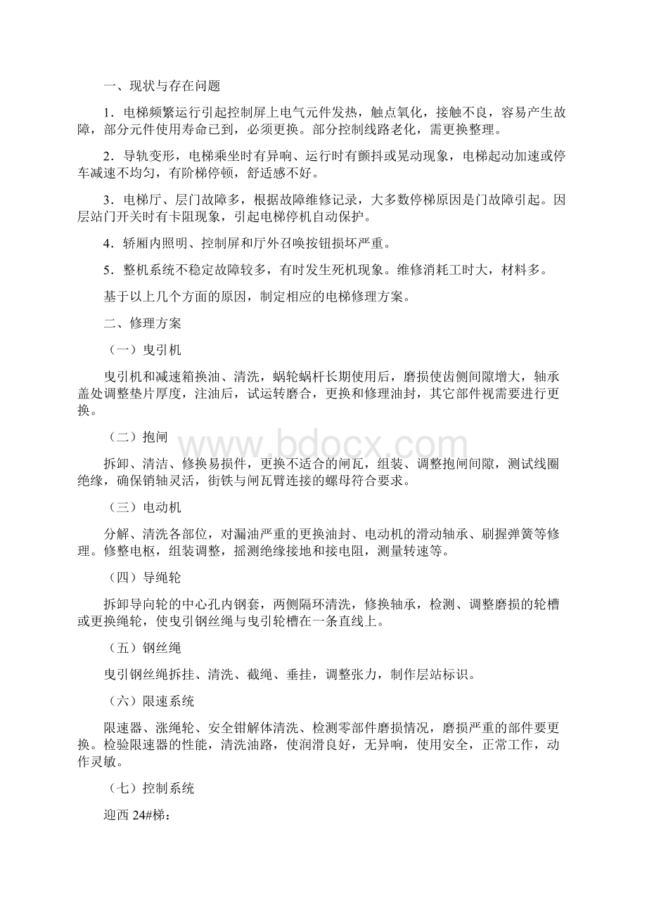 电梯大修方案分解.docx_第2页