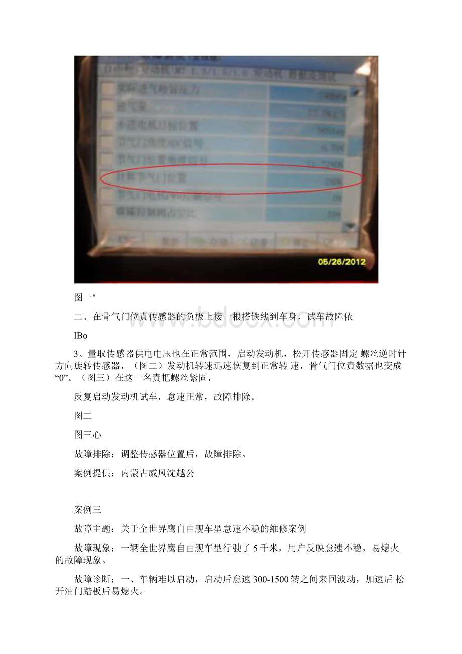 故障主题帝豪车型开暖风时出风口一边热风一边冷风.docx_第3页