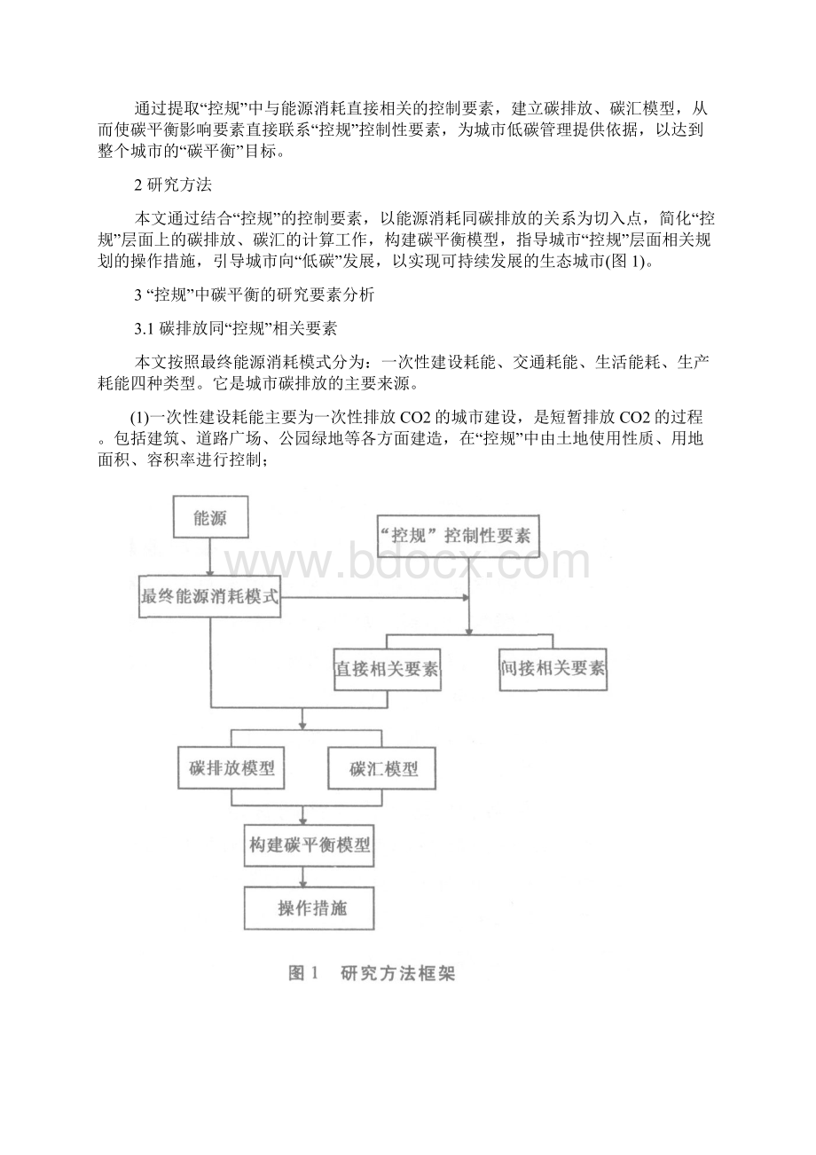 基于控制性详细规划要素构建碳平衡模型及其操作措施的探讨.docx_第2页