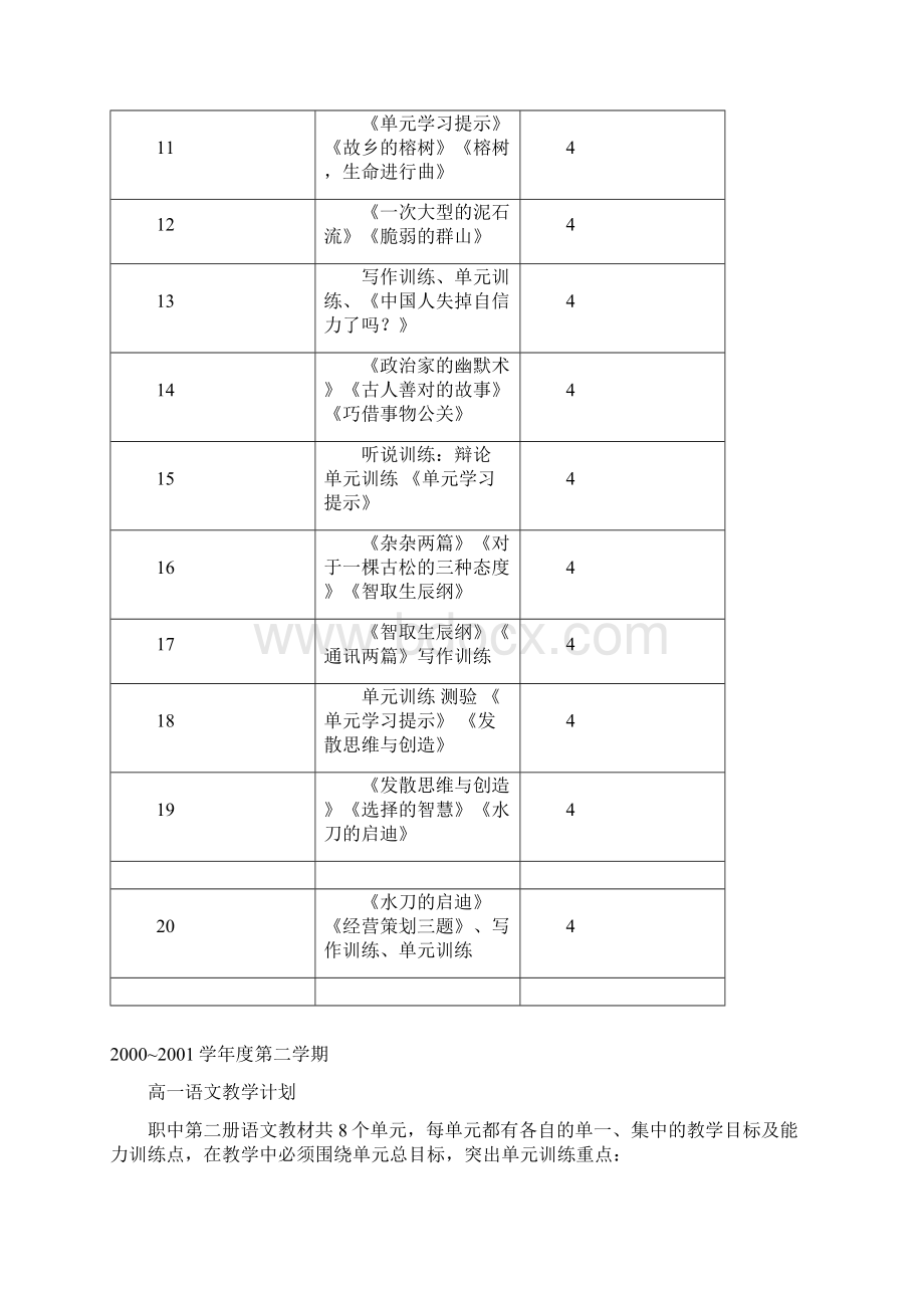 语文二年级第二学期教学计划Word文件下载.docx_第3页