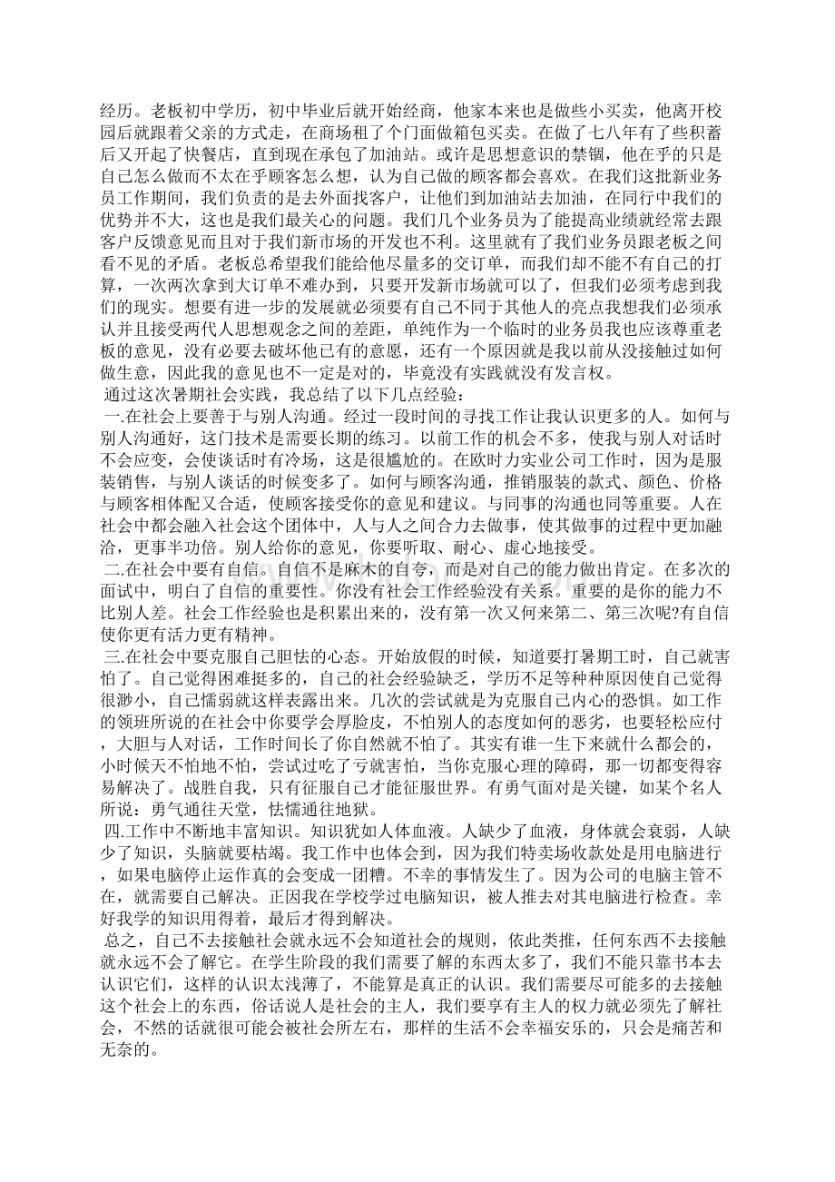 暑期社会实践报告范文3000字Word格式.docx_第2页