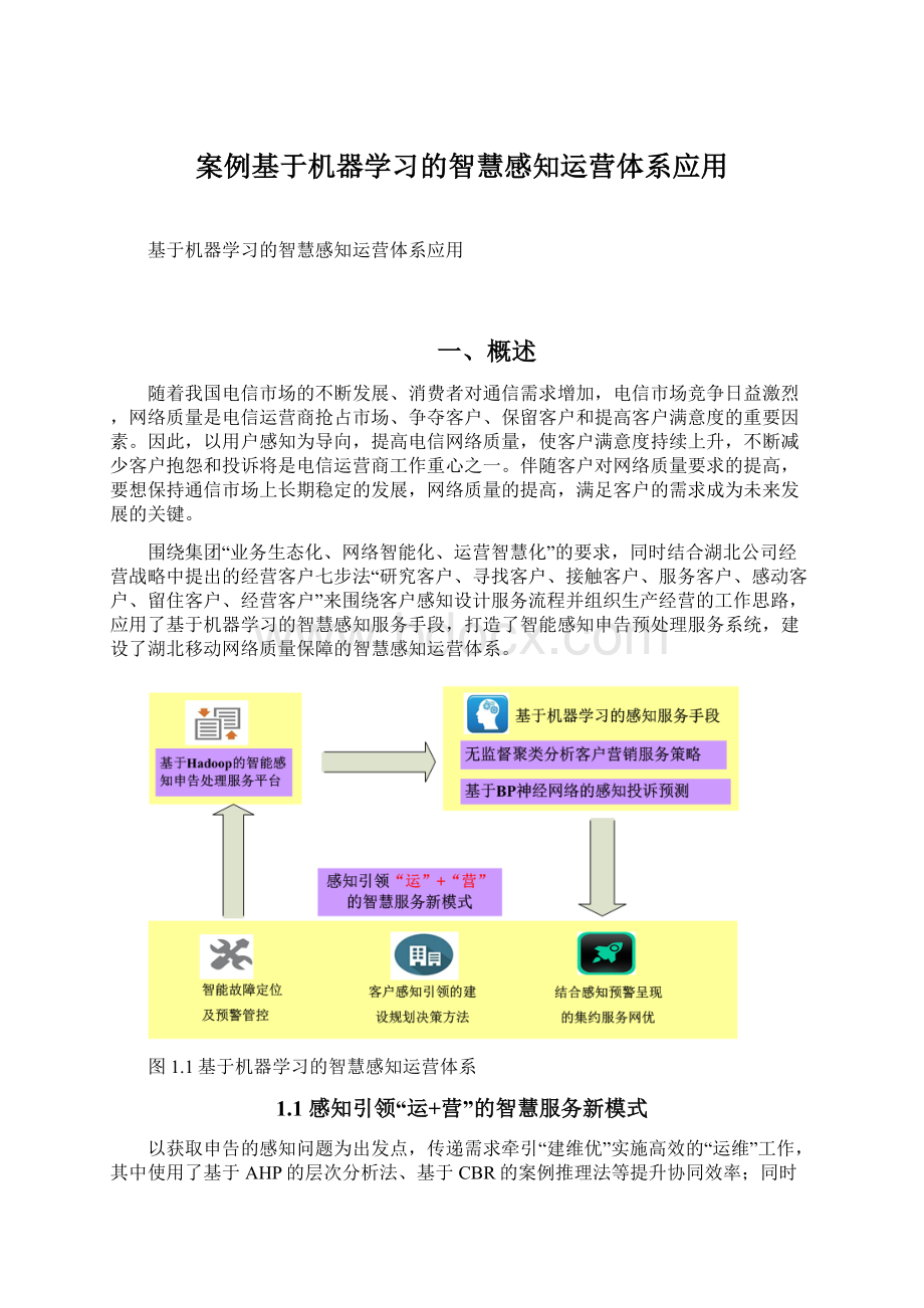 案例基于机器学习的智慧感知运营体系应用文档格式.docx