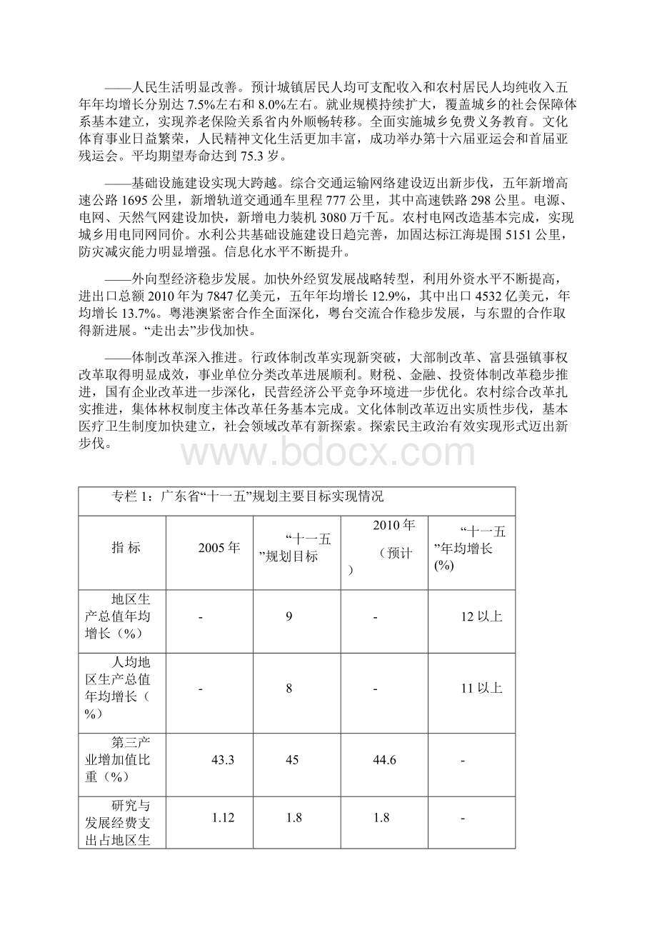 广东国民经济和社会发展第十二个五年规划纲要.docx_第2页