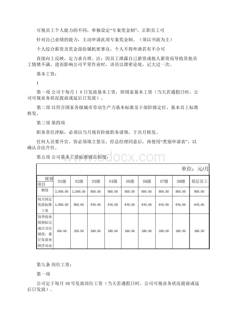 深圳金夫人工资奖金计算制度概要.docx_第2页