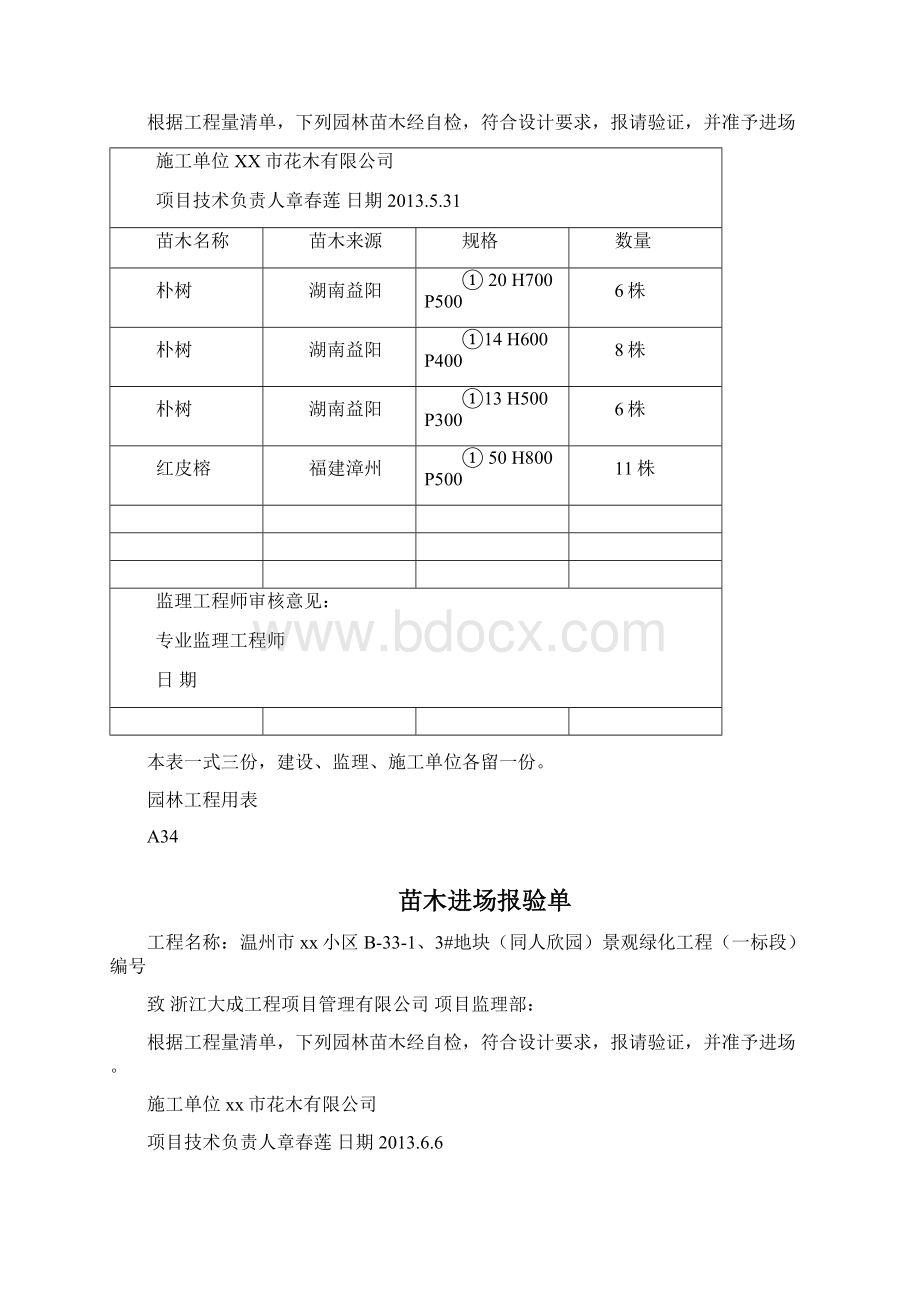 苗木进场报验单文档格式.docx_第3页