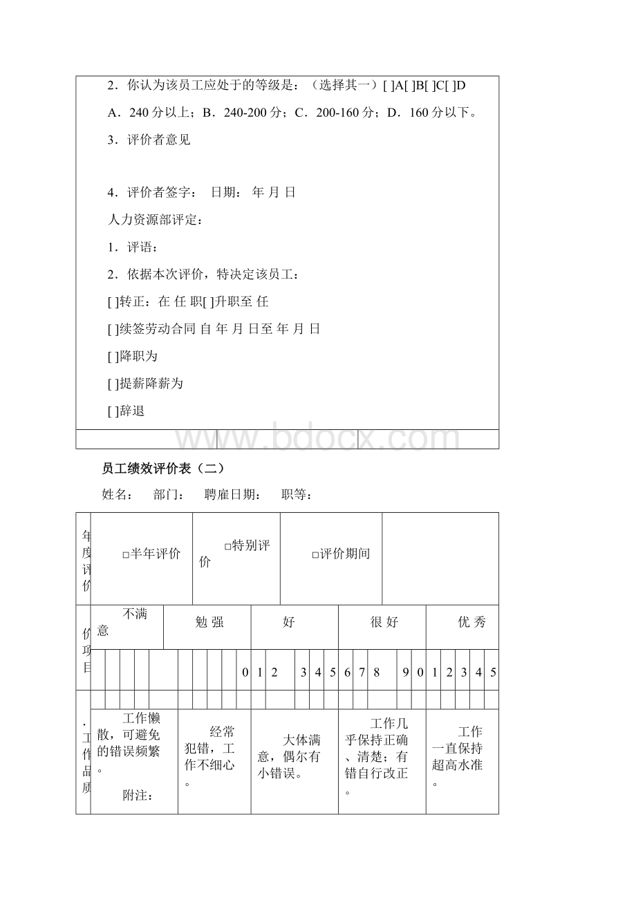 随身工具书团队绩效考核表格大全完整版.docx_第3页