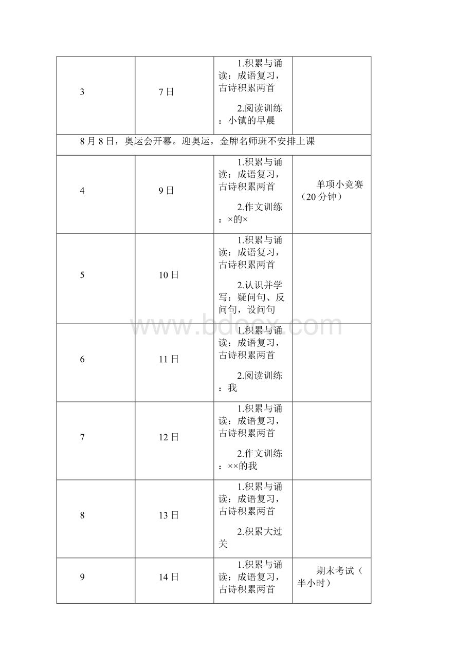 小荷金牌名师班三升四年级暑假学习资料.docx_第2页