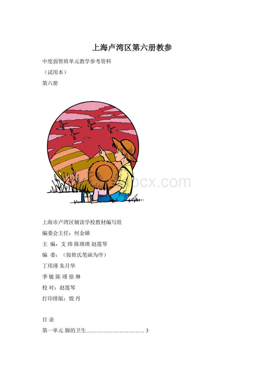 上海卢湾区第六册教参Word下载.docx