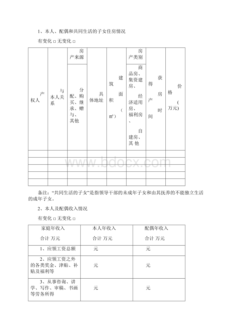 党员领导干部廉政档案信息采集表.docx_第3页