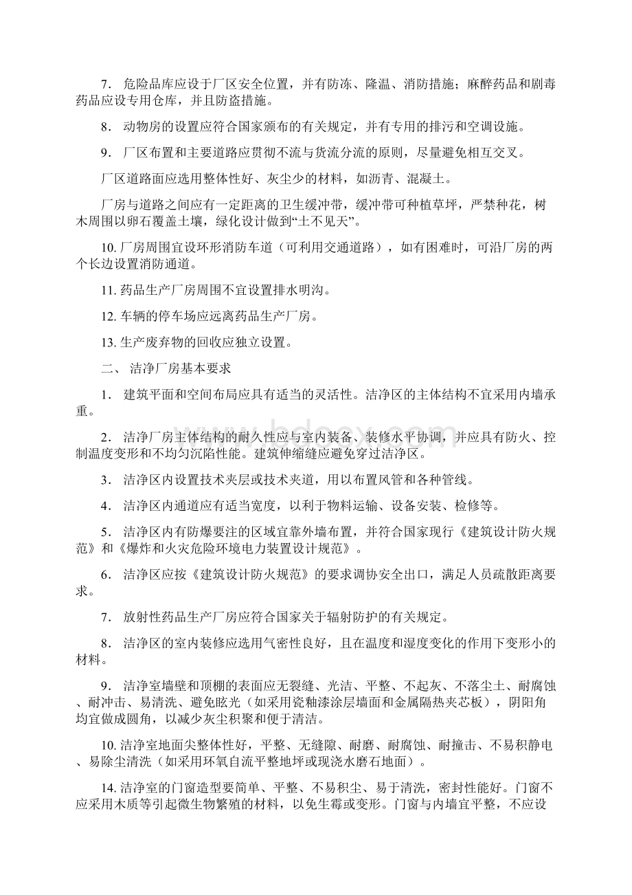 GMP厂房要求Word文档格式.docx_第2页