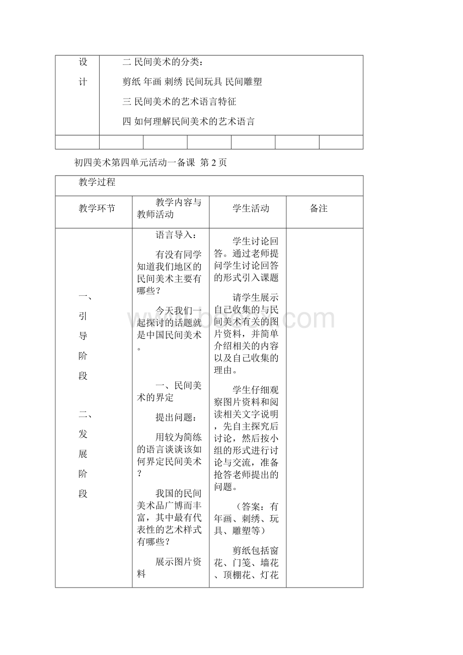 人美版美术九年级下册15走进河南博物馆教案.docx_第2页