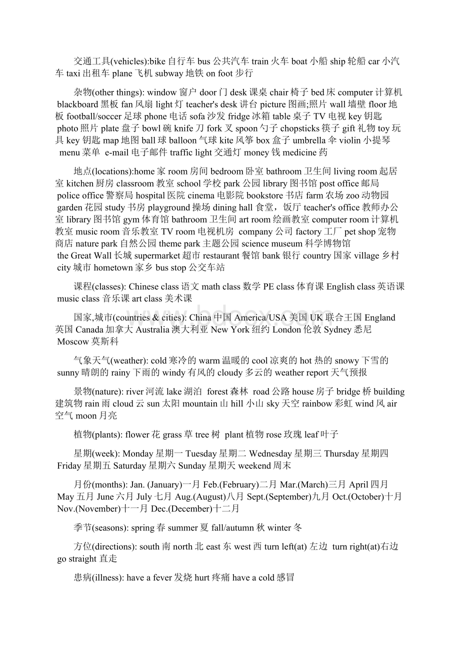 小学英语总复习资料完整版整理版doc.docx_第2页