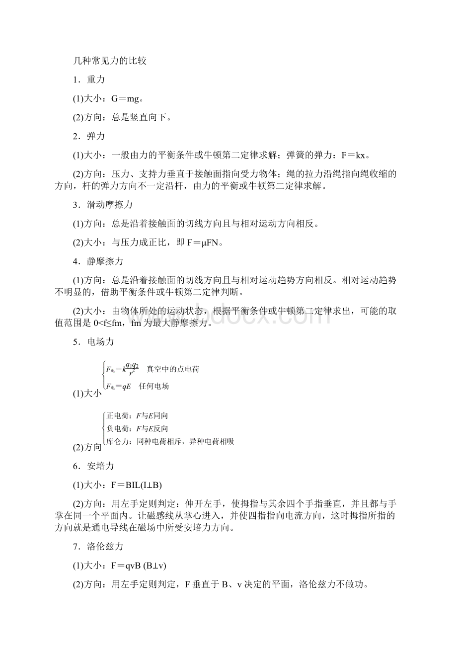 物理二轮复习回归教材资料.docx_第2页