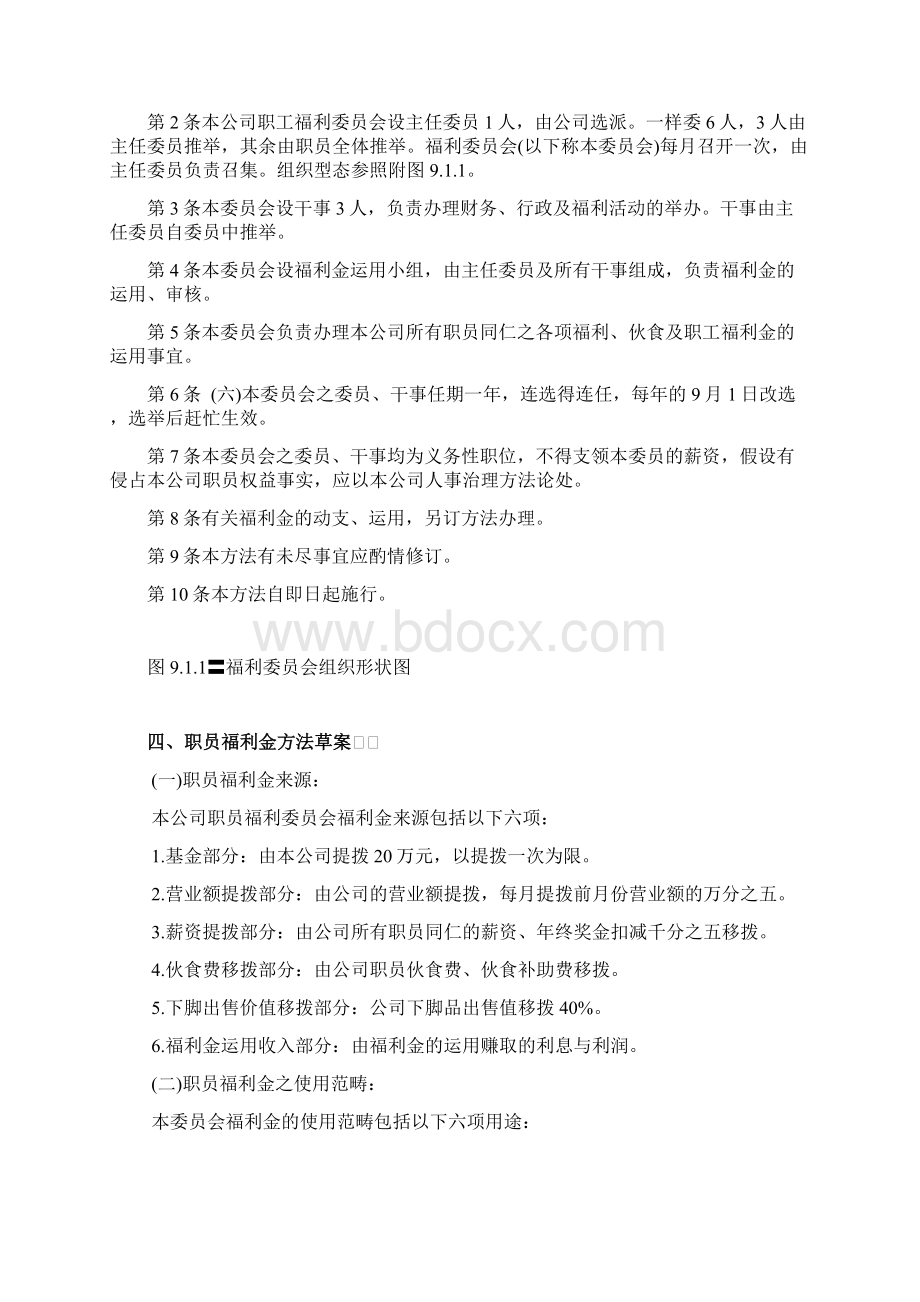 员工福利组织管理规章制度Word文件下载.docx_第3页