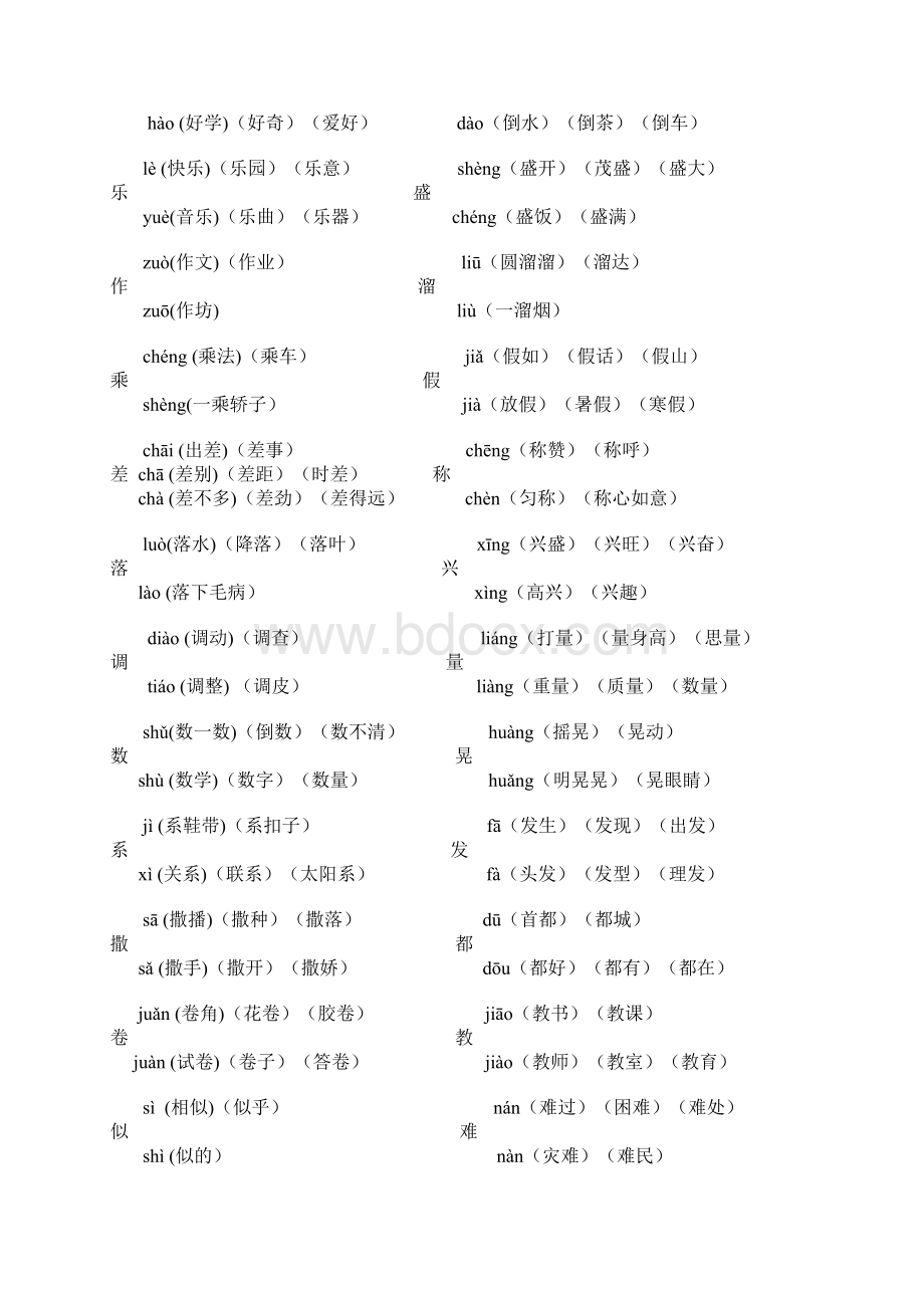 三年级上册语文基础知识复习内容.docx_第3页