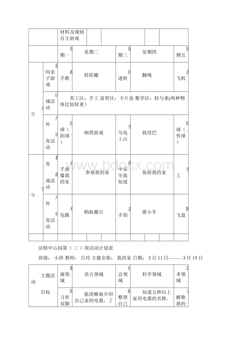 小班周活动计划表 下学期.docx_第3页