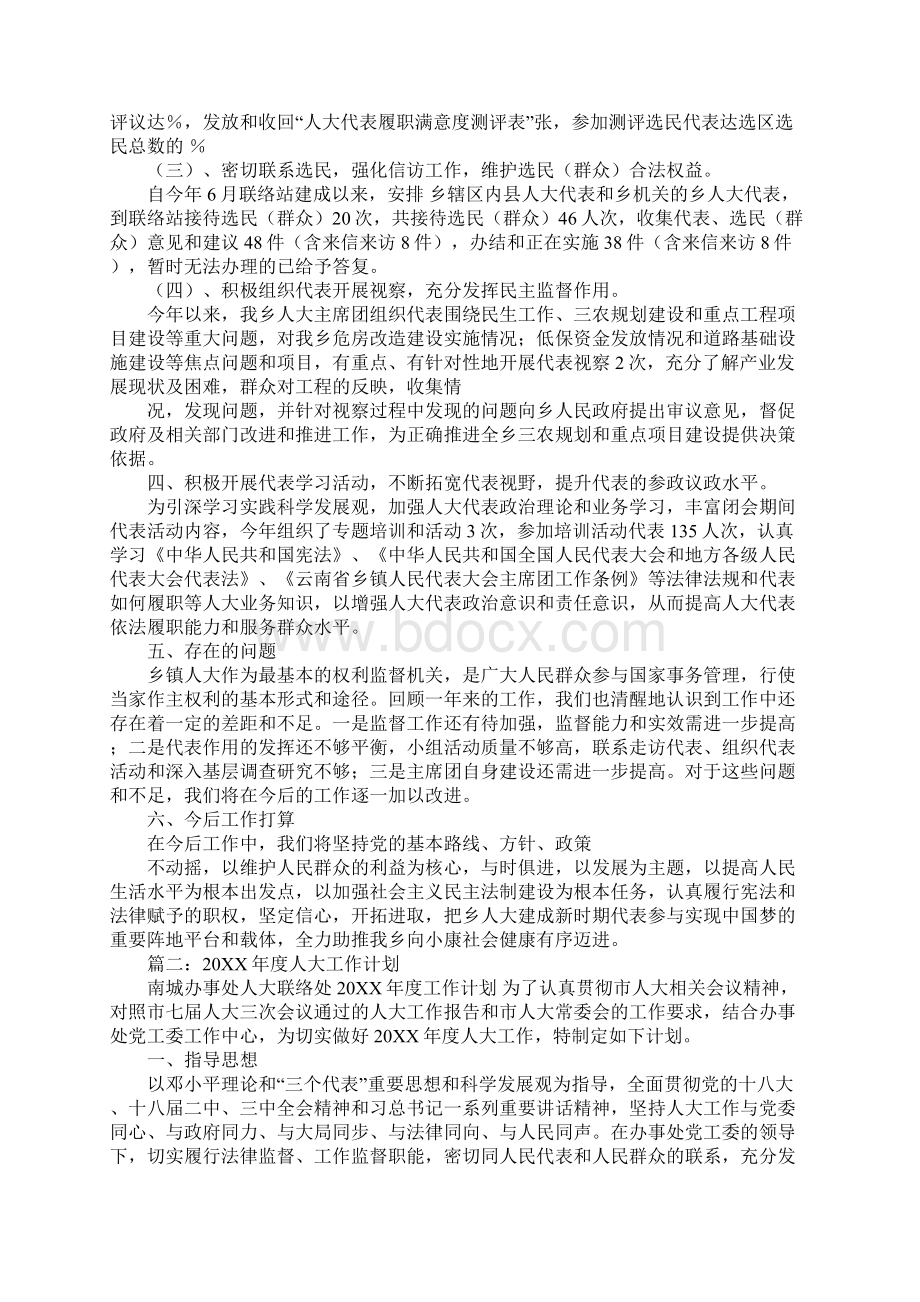 20XX乡镇人大工作计划.docx_第2页