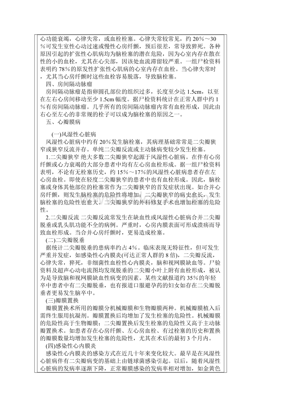 心源性脑栓塞的病因与发病机制文档格式.docx_第2页