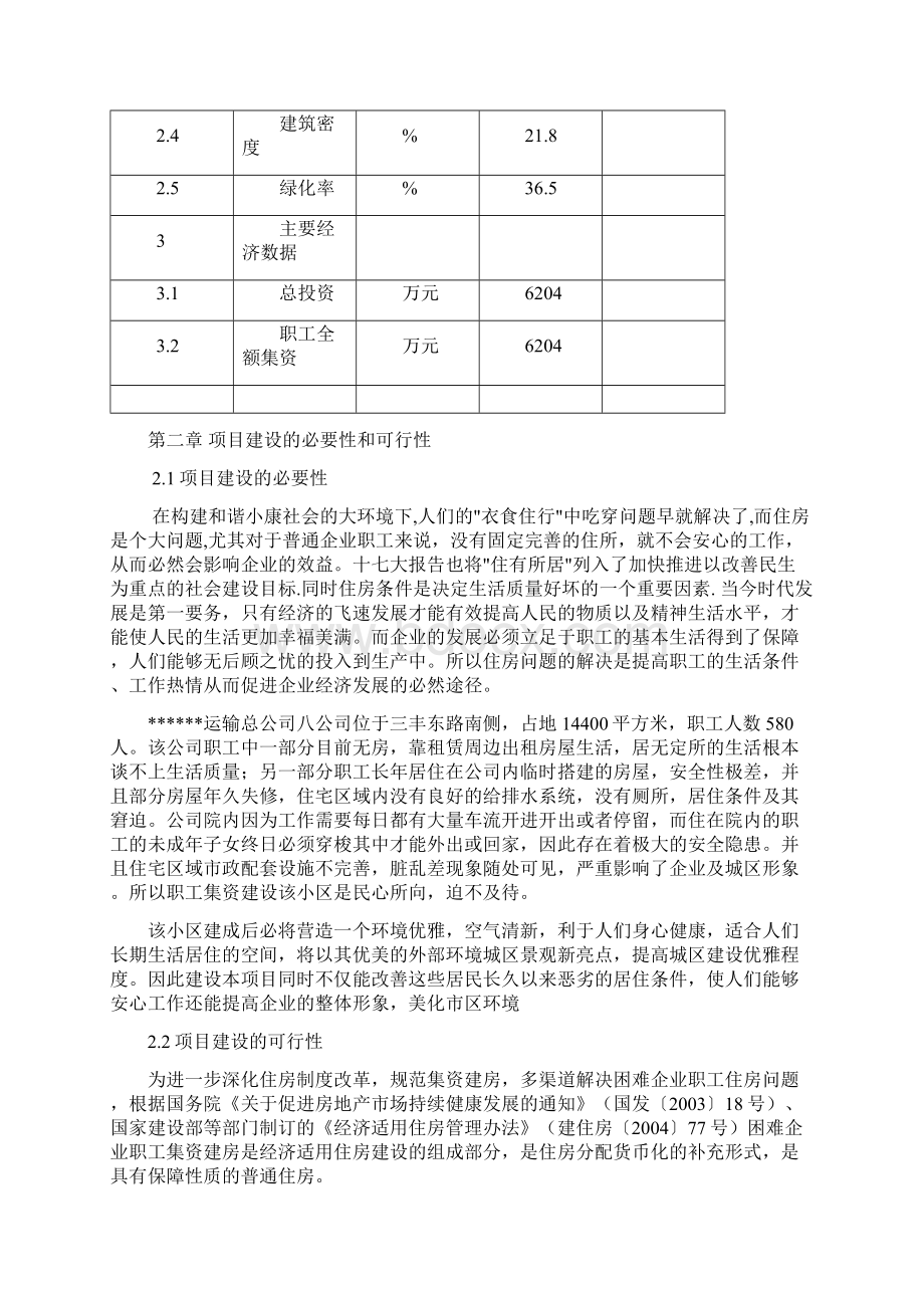 幸福小区建设项目可行性研究报告.docx_第3页