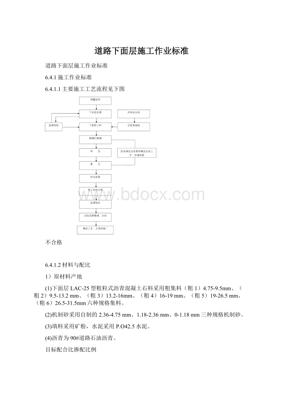 道路下面层施工作业标准.docx_第1页