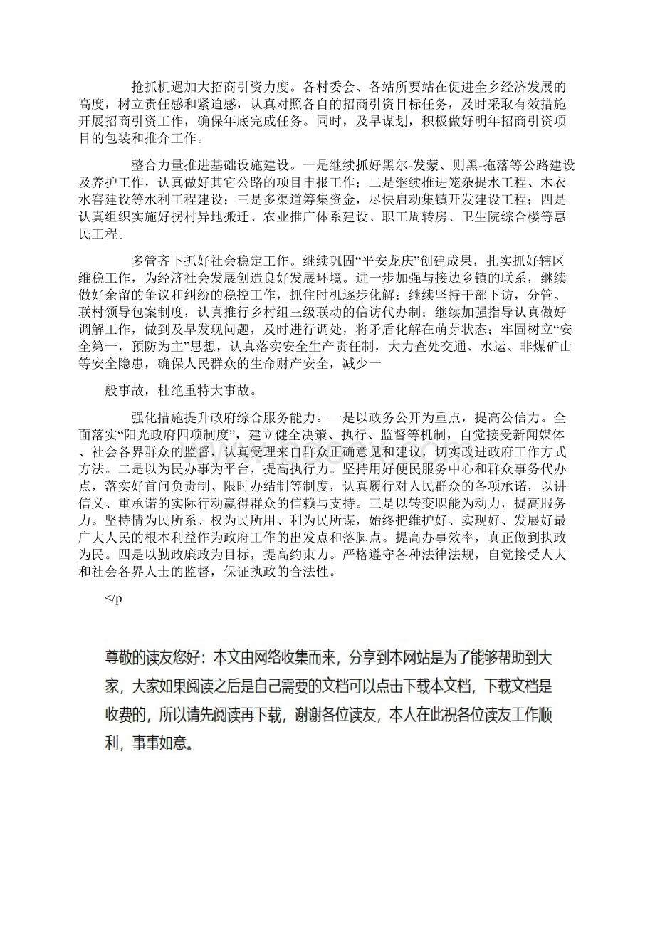 11年上半年某乡政府信息办工作总结及下半年计划文档格式.docx_第3页