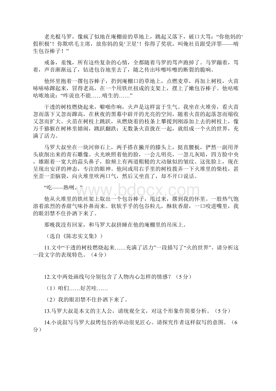 高考语文复习专题小说阅读.docx_第2页