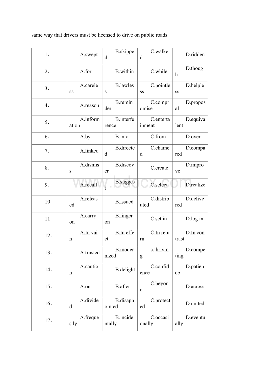 全国硕士研究生入学考试英语二试题及参考答案.docx_第2页