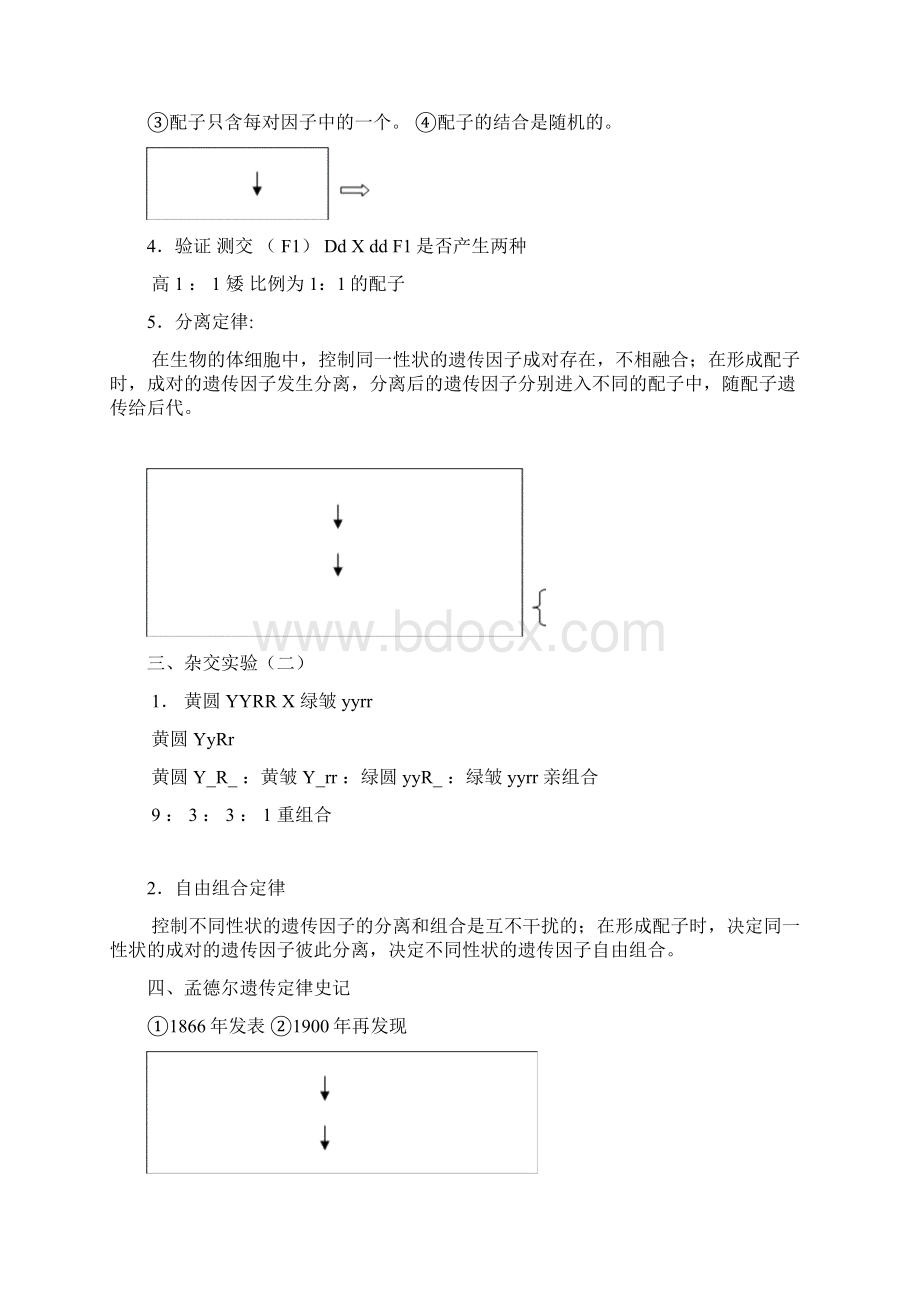 高中生物必修二全套知识重点结构图.docx_第3页