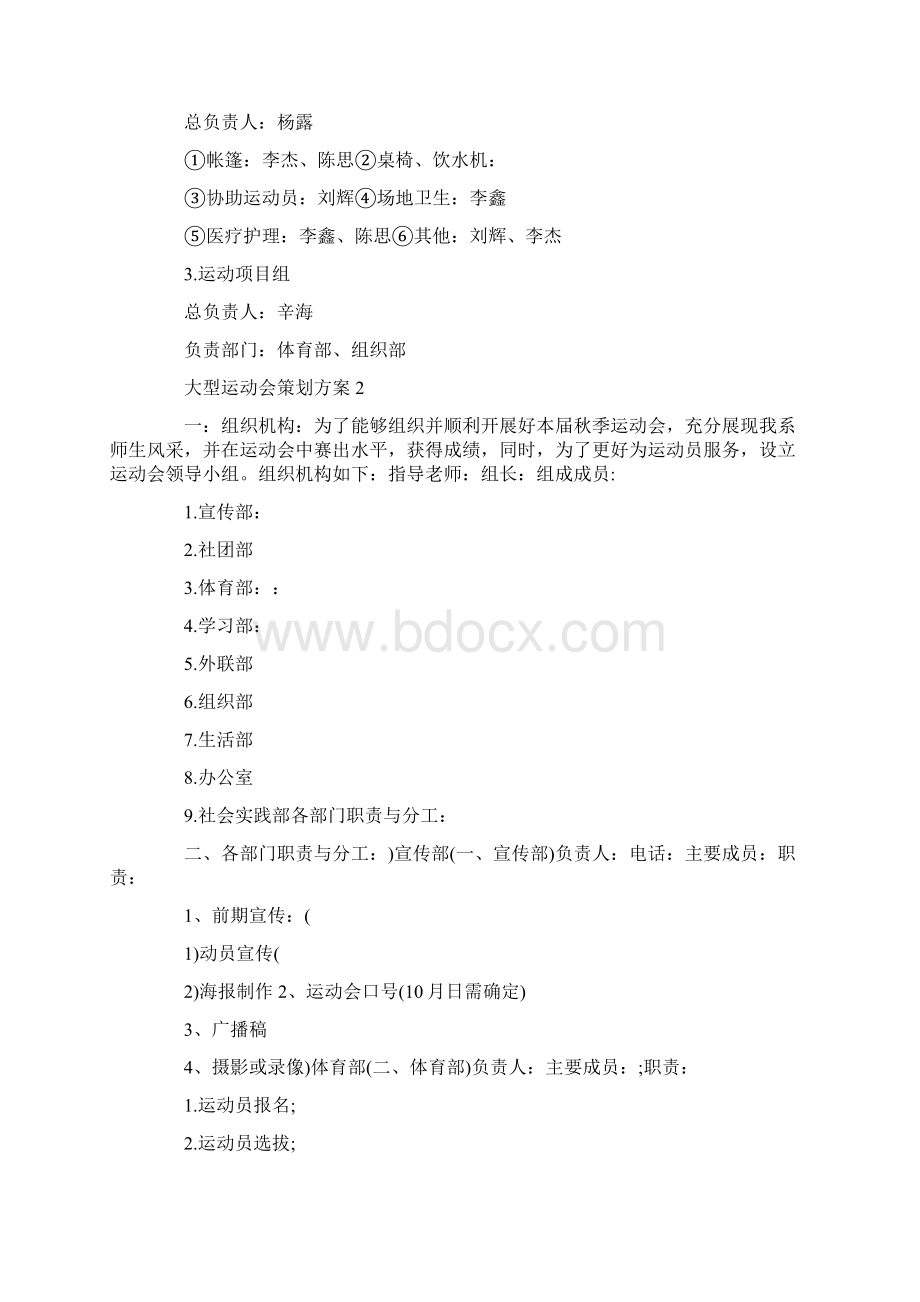 大型运动会策划方案大全Word下载.docx_第3页