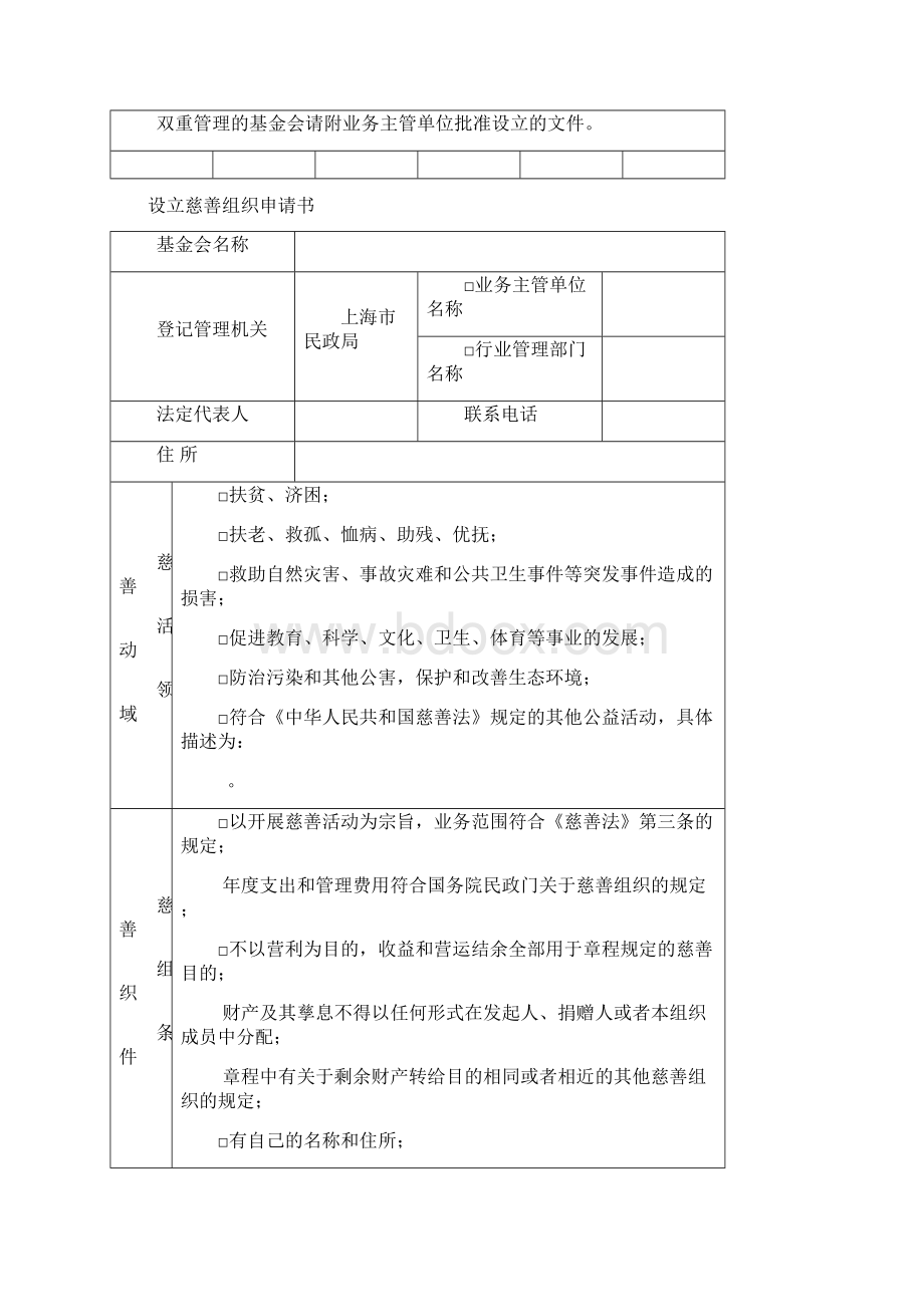 基金会设立登记申请材料Word文件下载.docx_第2页