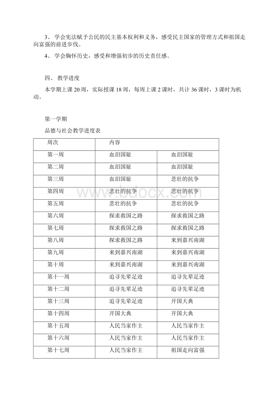 全部山东人民版品德与社会六年级上册.docx_第2页